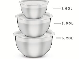 JOGO DE POTES COM TAMPA PLÁSTICA 3 PEÇAS CUCINA TRAMONTINA 64220/710