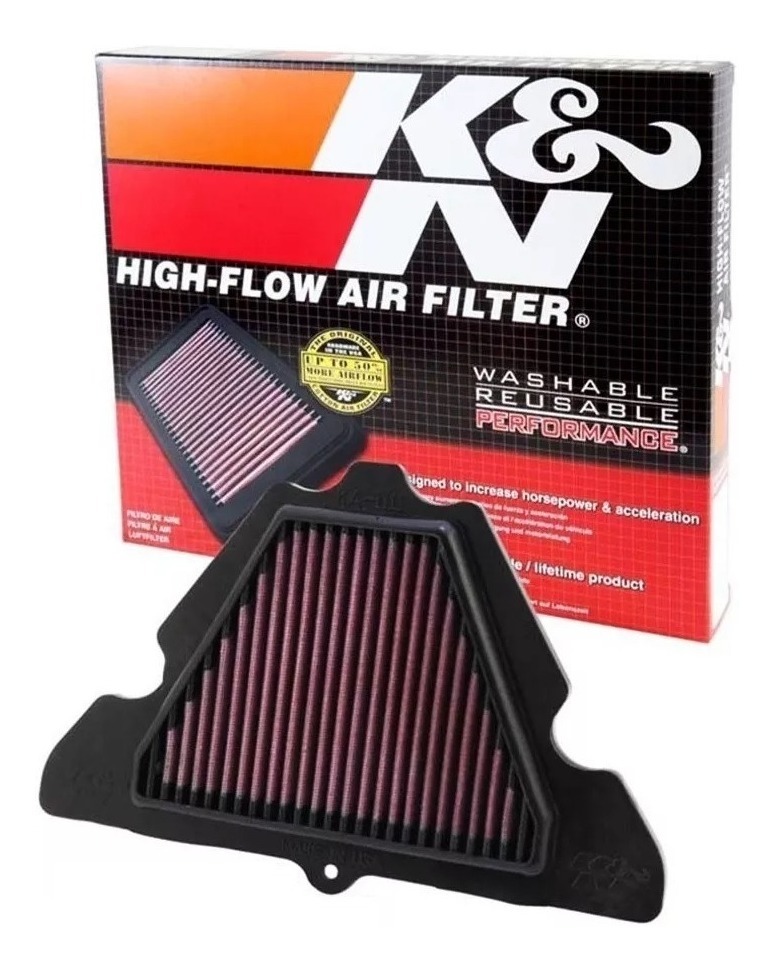 FILTRO DE AR KAWASAKI VERSYS 1000 11/18 - INBOX ESPORTIVO LAVÁVEL KA-1111 K&N