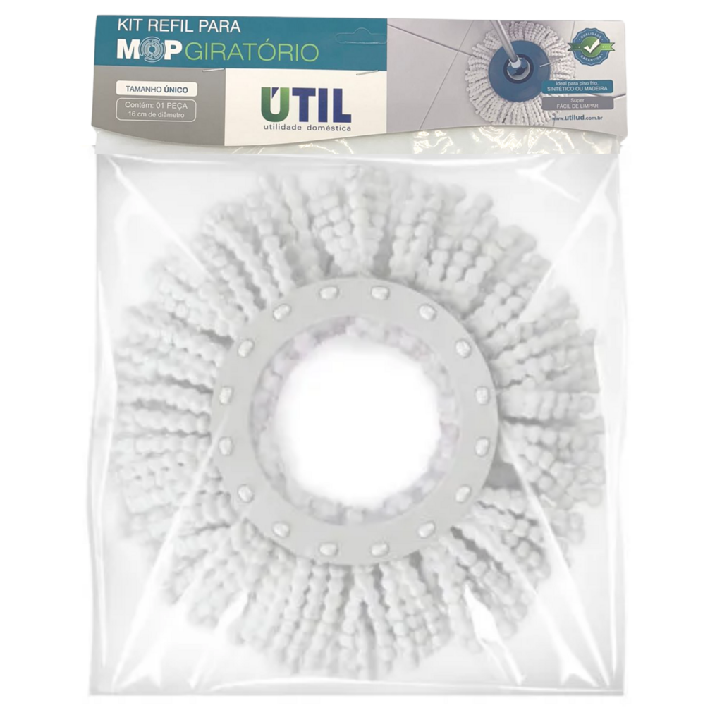 KIT REFIL MOP GIRATÓRIO UTIL