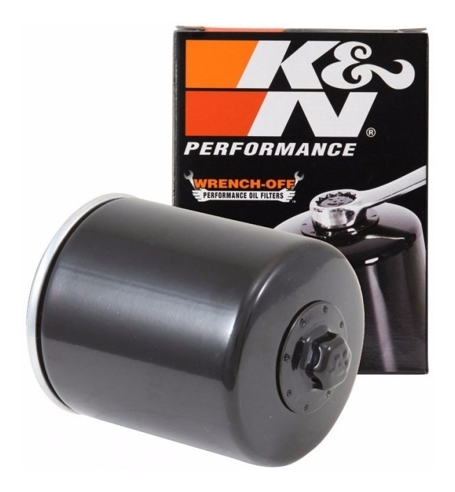 FILTRO DE ÓLEO PRETO PARA HARLEY DAVIDSON KN-171B K&N