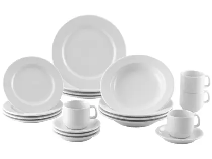 JOGO DE JANTAR CHA 20 PEÇAS 020 CILINDRICA PORCELANA SCHMIDT - Imagem 4