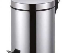 LIXEIRA INOX COM PEDAL