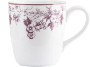 CANECA 225ML LAVANDA PORCELANA SCHMIDT 2441