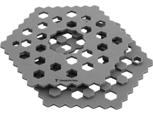 DESCANSO DE PANELAS EM SILICONE 2 PEÇAS VIVACE 62996/110