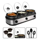 RECHAUD ELÉTRICO MEMBERS LY325 TRIPLO BUFFET SLOW COOKER 3 P - Imagem 2