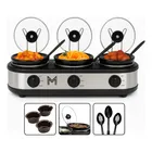RECHAUD ELÉTRICO MEMBERS LY325 TRIPLO BUFFET SLOW COOKER 3 P - Imagem 3