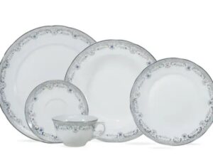 JOGO DE JANTAR E CHÁ SAINT GERMAIN 20 PEÇAS PORCELANA SCHMIDT 2339