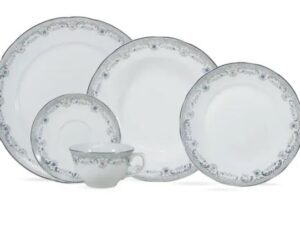 JOGO DE JANTAR E CHÁ SAINT GERMAIN 30 PEÇAS PORCELANA SCHMIDT 2339