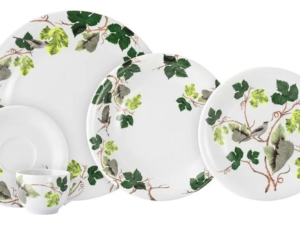 JOGO DE JANTAR E CHÁ UIRAPURU 30 PEÇAS PORCELANA SCHMIDT 2423