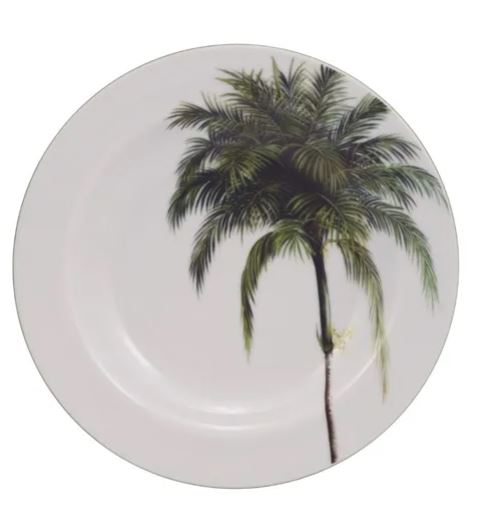 PRATO FUNDO 23CM PALMEIRAS PORCELANA SCHMIDT 2258