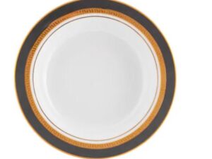 PRATO FUNDO 23CM TURMALINA CINZA SCHMIDT 2443