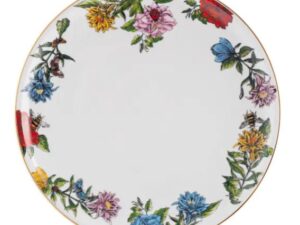PRATO RASO 27CM HIPPIE CHIC PORCELANA SCHMIDT 2439