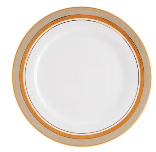 PRATO RASO 27CM TOPAZIO IMPERIAL PORCELANA SCHMIDT 2442