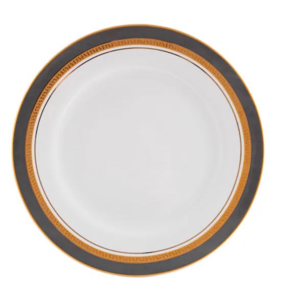 PRATO RASO 27CM TURMALINA CINZA SCHMIDT 2443