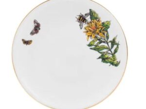 PRATO DE SOBREMESA 21CM HIPPIE CHIC PORCELANA SCHMIDT 2439