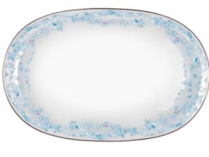 TRAVESSA RASA OVAL SENSILI BLU PORCELANA SCHMIDT 2424
