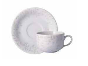 XÍCARA DE CAFÉ COM PIRES 100ML GUAPORÉ PORCELANA SCHMIDT 2395
