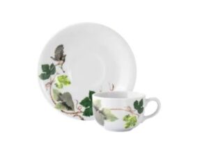 XÍCARA DE CAFÉ COM PIRES 100ML UIRAPURU PORCELANA SCHMIDT 2423