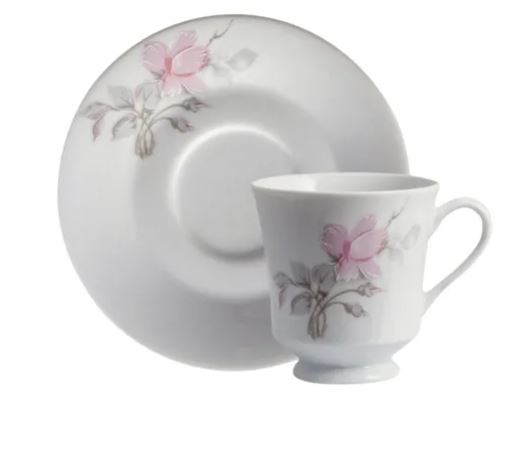 XÍCARA DE CHÁ COM PIRES 200ML MARESIAS PORCELANA SCHMIDT 2405