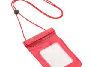 PORTA CELULAR / SMARTPHONE À PROVA DÁGUA VERMELHO IN-00544