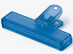 PRENDEDOR DE EMBALAGEM EM POLIESTIRENO AZUL PE-00103