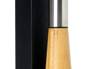 MOEDOR DE SAL GROSSO E PIMENTA EM BAMBU/INOX TE-00933