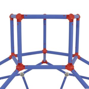 PLAYGROUND INFANTIL DOME CLIMBER CÚPULA BEL AZUL E VERMELHO