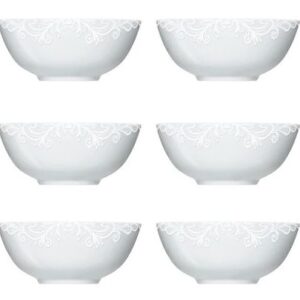 CONJUNTO COM 6 BOWLS 550ML MADRI GERMER 0177715