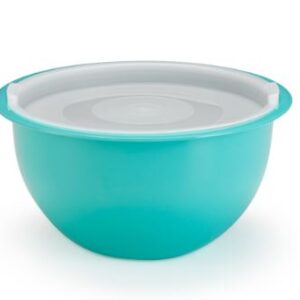 BOWL COM TAMPA HERMÉTICA AZUL 1,1L INJEPLASTEC 0227A