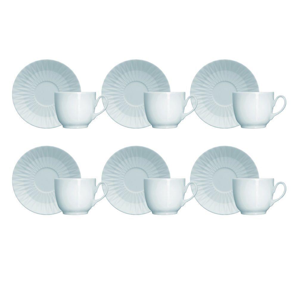 06 XÍCARAS DE CAFÉ COM PIRES AZUL VINTAGE GERMER