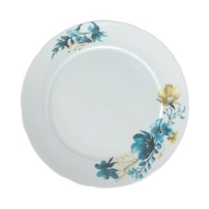 PRATO RASO ACQUA BLUE PORCELANA SCHMIDT
