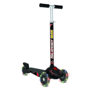 PATINETE SKATENET MAX LED PRETO