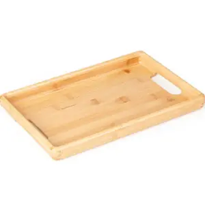 BANDEJA PARA SERVIR EM BAMBU 32CM WELF BT-05323