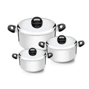 KIT MIX 3 PEÇAS PANELAS ALUMINIO NIGRO 25490