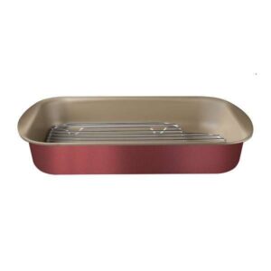 ASSADEIRA ANTIADERENTE 34CM STARFLON COM GRELHA DE ALUMINIO TRAMONTINA 25099/734