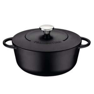 CAÇAROLA FUNDA FERRO 28CM TRENTO PRETA TRAMONTINA 20805/028