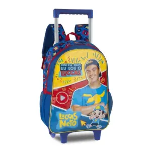 MOCHILA ESCOLAR COM RODINHA LUCCAS NETO IN9007