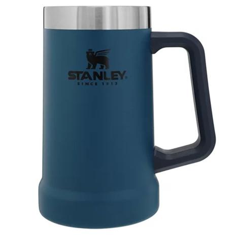 CANECA CERVEJA ORIGINAL STANLEY TÉRMICA 710 ML REF 8049 ABYSS AZUL