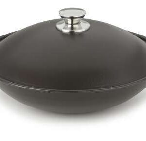 FRIGIDEIRA WOK COM TAMPA E ASAS 34CM LINHA PROFISSIONAL MULTIFLON REF 45234