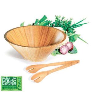 CONJUNTO PARA SALADA EM BAMBU PEQUIM 3L  2 PEÇAS WELF CJ-31173