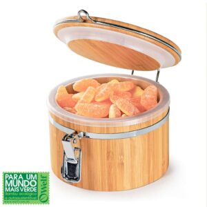 POTE PARA MANTIMENTOS EM BAMBU DUBAI 0,5L WELF PO-00703