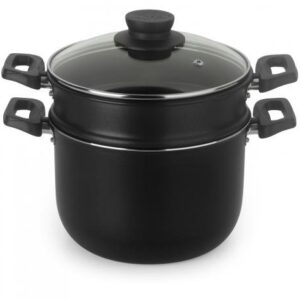CUSCUZEIRA VAPOR 20 CM COM TAMPA DE VIDRO - MULTIFLON REF. 54320
