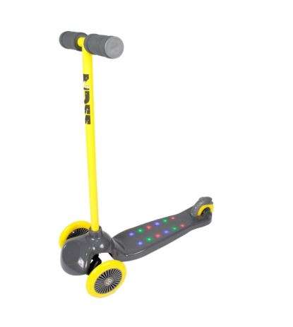 PATINETE ZUMM COM LEDS CINZA BEL FIX 408600