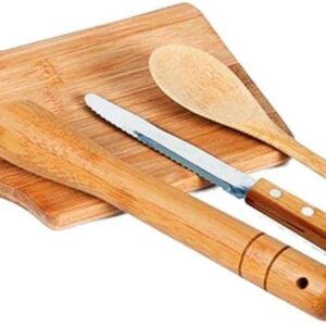 KIT PARA CAIPIRINHA EM BAMBU 4 PEÇAS WELF KC00283