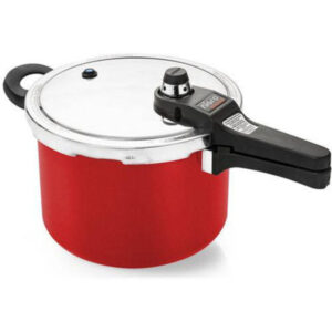 PANELA DE PRESSÃO NIGRO ETERNA 6,0 LITROS VERMELHA REF 097279