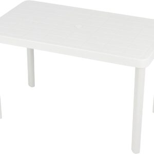 MESA BRANCA RETANGULAR 120X70 BALI