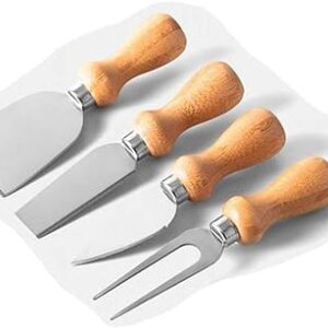 KIT PARA QUEIJO E VINHO 9 PEÇAS EM BAMBU WELF COM ESPAÇO PARA GARRAFA KT-90007