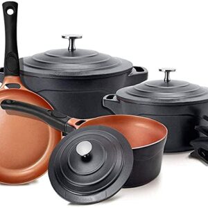 JOGO DE PANELAS 04 PEÇAS PREMIER BLACK LE COOK