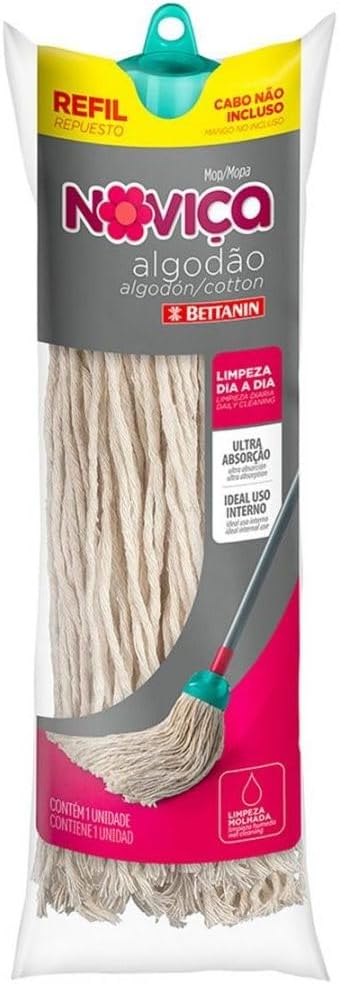 REFIL PARA MOP ESFREGÃO ALGODÃO USO EXTERNO NOVIÇA BETTANIN 132R