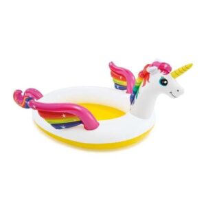 PISCINA SPRAY UNICÓRNIO MÍSTICO 151L 2.72M X 1.93M X 1.04M INTEX 57441
